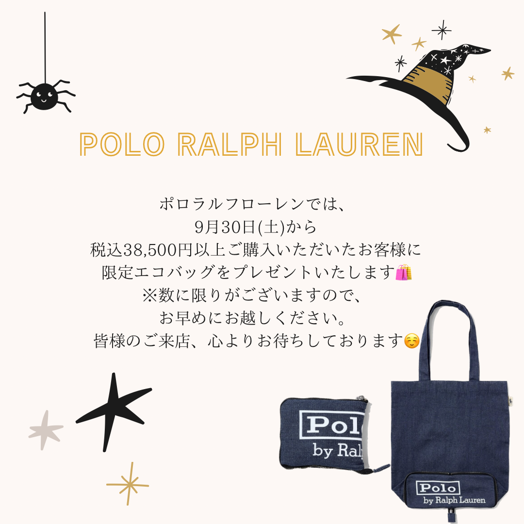POLO RALPH LAUREN🏇〜ノベルティーエコバッグプレゼント〜｜ショップ